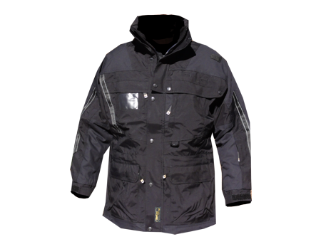 #004 Isotherm Ops Jacket, Long – Blk/Blk