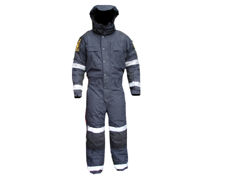 Insulated Jumpsuit / Snowsuit (Hartford Police)  –  Black