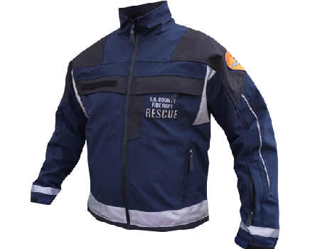 Isotherm Softshell (LA Co Fire) Navy/Black
