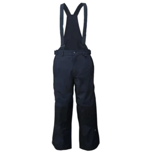 Fullzip Snow Pant with removable Suspenders, Black, Regular