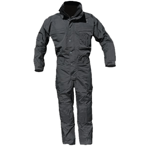 COMBINED NYLON JUMPSUIT - Black